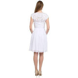 Enchanted Empire Waist Dress C3207 12, White