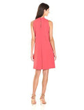 Stretch Crepe Swing Dress With Open Neck, Quince, 10