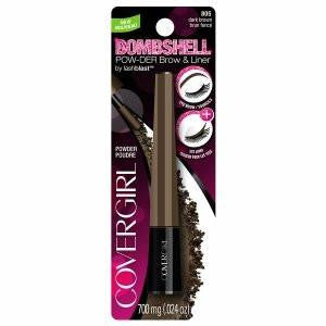 Bombshell PowDer Brow Liner By Lashblast, Dark Brown 805 0.02 Oz