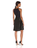 Fit And Flare Glitzy Party Dress, Indigo Black, 6