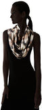 Tie Dye Sparkle Infinity Loop Scarf Heather Grey One Size