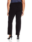 PlusSize Structured Knit Pant, Black, 2X