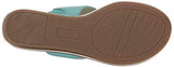 Gia Leather Flipflop Turquoise 8 M Us