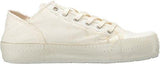 Mm6 Maison Margiela Canvas Low Sneaker White Canvas Shoe