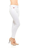 Red Jeans Casual High Rise Stretchy Denim Pants