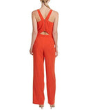Golda Classic Crepe Scoopneck Jumpsuit Tomato 6