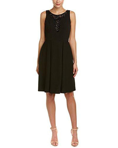 S ALine Dress, 6, Black