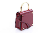 Bag In Red Leather Varnished Effect Size: One Size