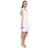 Enchanted Empire Waist Dress C3207 12, White