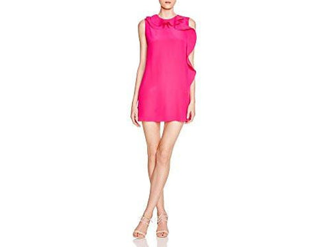 Ruffled Shift Dress Pink Size 0