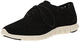 Zerogrand Wing Ox Oxford Black Suede 8 B Us