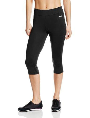Side Piped Tight Capri Pant Blackblack Xlarge