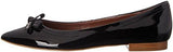 Alice Bow Skimmer Pointed Toe Flat Black 85 B Us