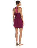 Katella Halter Dress, Berry, Small