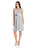 Jessica Howard Petite Tucked Front Jacket Dress, Gray, 14P