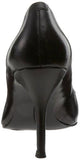 Nine West Flax Synthetic Dress Pump Black Leather 85 M Us