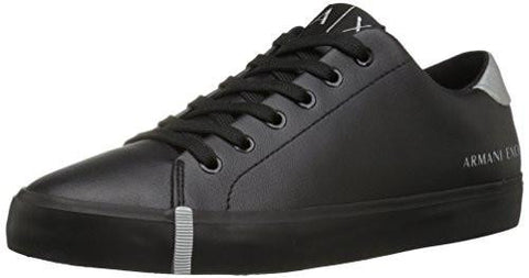 Eco Leather Fashion Sneaker Black 8 M Us