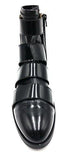 Maison Martin Magiela Mm6 Nappa Leather Over Bonded Stretch Leather Zipup 41 Eu 8 Us
