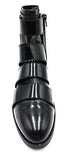 Maison Martin Magiela Mm6 Nappa Leather Over Bonded Stretch Leather Zipup 41 Eu 8 Us