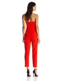 Vendetta Colette Double Luxe Strapless Jumpsuit Ruby 10