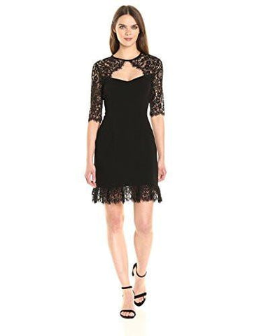 Claudia Dress, Black, 8