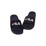 Drifter Slide Sandals Navy Rubber Microfiber 5 M