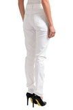 Jeans White Straight Leg Denim Jeans Us 5 It 41;