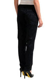 Jeans Black Patterned Casual Pants Us 4 It 40;