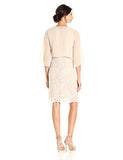 Wing Collar Jacket Dress, Champagne, 16