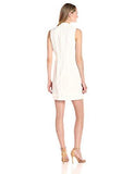 Eliza J Mandarin Collar Shift, White, 8