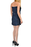 Maison Martin Margiela Mm6 Blue Denim Strapless Dress Us L It 44;