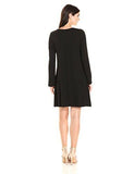 Embroidered Taylor Dress, Black, M
