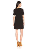 Bcbgeneration Easy Short Sleeve Swing Dress Black Medium