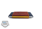 Ebax Minimalist Slim Man Wallet Premium Elastic Front Pocket Credit Card Holders Burgundy