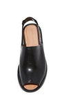 Rachel Comey Persea Slingback Sandals, Polished Black, 8 Bm Us