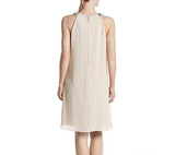 Beaded Float Dress, Champagne, 16