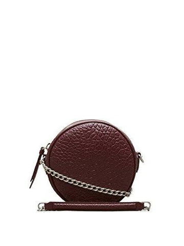 Kenneth Cole York Red Leather Round Mini Crossbody Bag