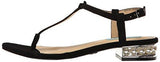Blue By SbEvie Dress Sandal, Black Suede, 8.5 M Us