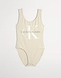 Jeans Ck Logo Bodysuit Pebble Beach Medium