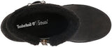 Glancy Teddy Fleece Fold Down Boot Black Nubuck 95 M Us