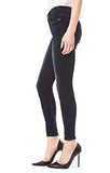 True Religion Halle Mid Rise Skinny With Zippers, Inky Authentic, 26
