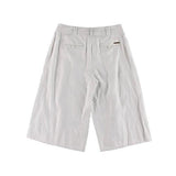 Michael Michael Kors Pleated Linen Culottes White 4