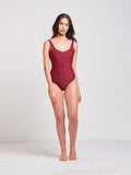 Sophia Reversible One Piece Burgundy/Nude Xs Swimwear One Piece Burgundy/Nude