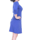 Maison Jules ALine Above Knee Casual Dress Blue M