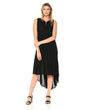 LaceUp HiLo Dress, Black, Xl