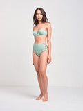 Sunny High Rise Swim Bottom Smoke Green Xs Swimwear Bikini Smoke Green