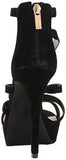 Bellanne Heeled Sandal, Black Suede, 7 Medium Us