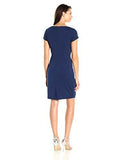 Ellen Tracy ShortSleeved Ponte TShirt Dress, Navy, 10