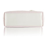 Be Mine Multi Compartment Tote Shoulder Bag Rose Quilted Blush