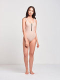 Sophia Reversible One Piece Burgundy/Nude Xs Swimwear One Piece Burgundy/Nude